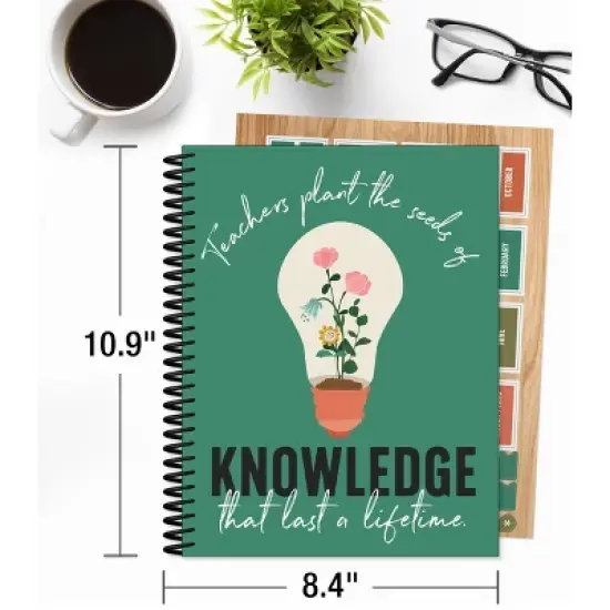 Carson Dellosa Education Grow Together Teacher Planner (128 pages, 116 stickers) image {1}