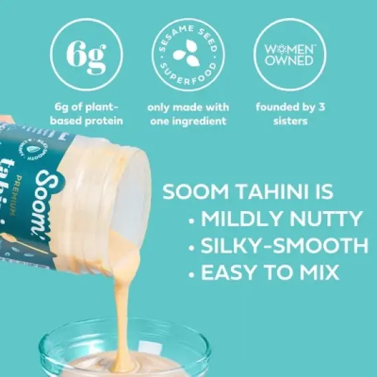 Soom Premium Tahini - 11oz image {5}