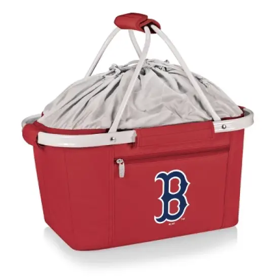 MLB Boston Red Sox Metro Basket Collapsible Cooler Tote - Red image {5}