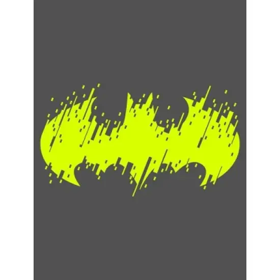 Batman Neon Green Faded Logo Black T-shirt Toddler Boy to Youth Boy image {1}