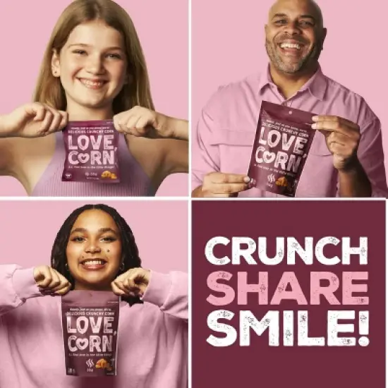 LOVE, CORN BBQ Crunchy Corn - 4oz image {3}