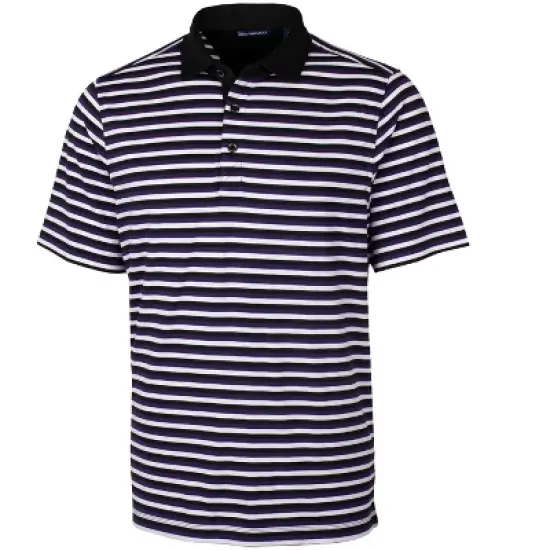 Cutter & Buck Mens Forge Polo Multi Stripe Shirt image {7}