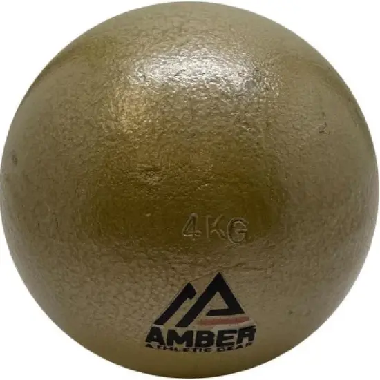 Amber Athletic Gear Cast Iron Shot Put Weights 1kg - 7.25kg (2.20lb - 16lb) - Ideal for Track & Field image {3}