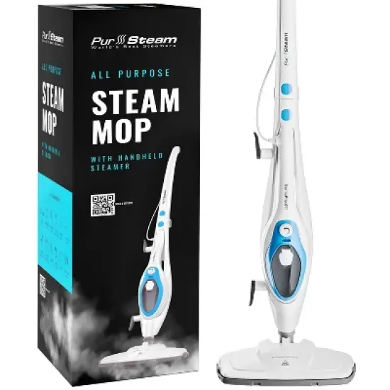 PurSteam 10-in-1 Steam Mop, Floor Steamer with Detachable Handheld Steam Cleaner for Tile, Hardwood Floors image {11}