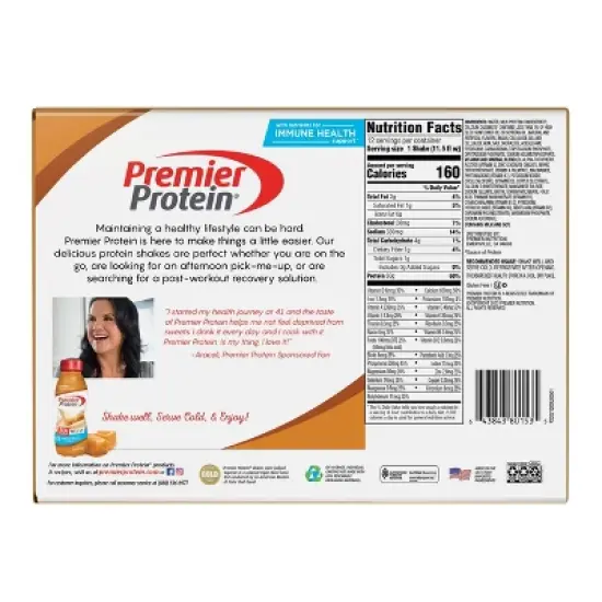 Premier Protein Nutritional Shake - Caramel - 11.5oz/12ct image {1}