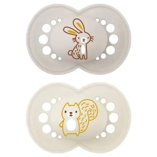 MAM Matte Original Deco Pacifier - 6+ Months - Unisex - 2pc image {3}
