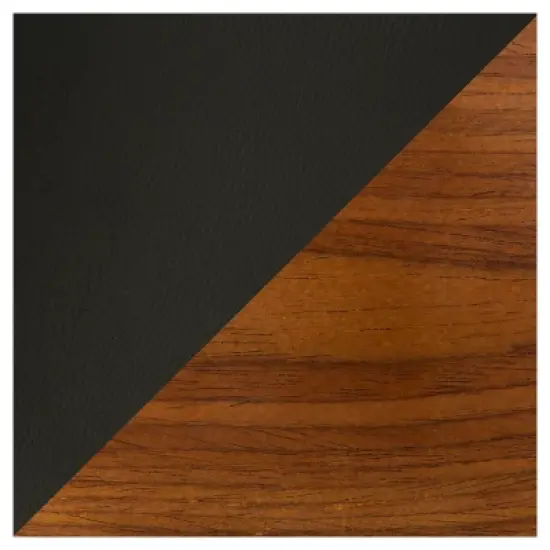 Weller Contemporary Barstool with Black Frame Walnut Wood/Black - Lumisource image {6}