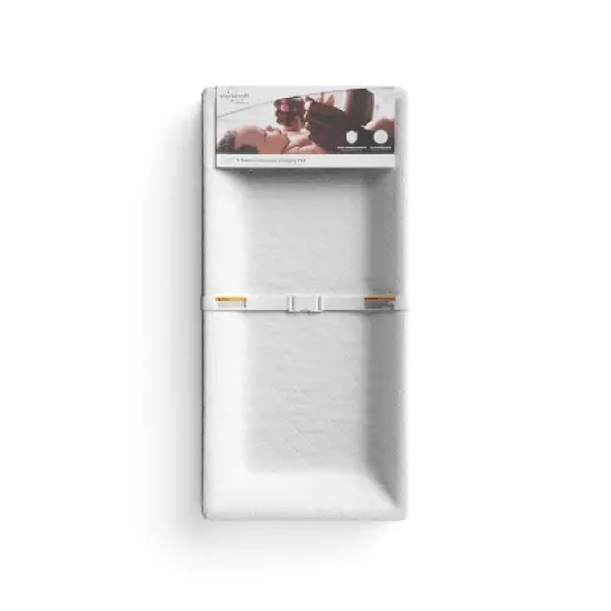 Storkcraft Nest 4 Sided Contoured Changing Pad - White image {11}