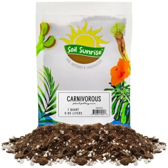 Soil Sunrise Carnivorous Plant Potting Soil Mix for Venus Fly Trap, Pitcher Plants image {8}