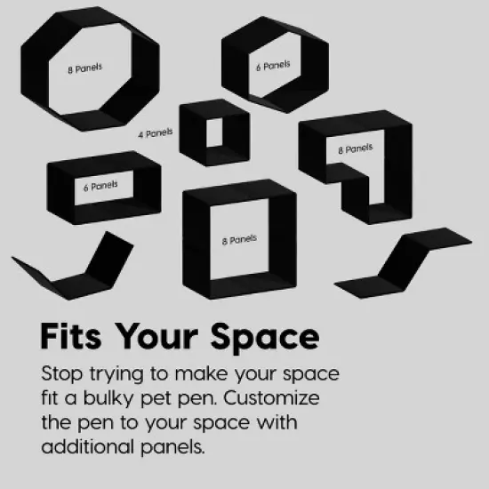 IRIS USA Plastic Dog Exercise Pet Playpen image {3}