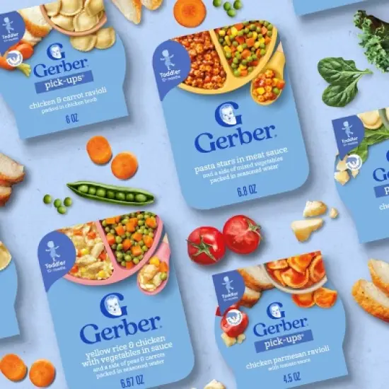 Gerber Baby Food Yellow Rice & Chicken with Vegetables Sauce Toddler - 6.67oz image {5}