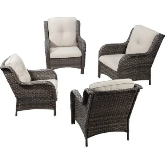 UPTIOT 4 Piece Multiple Chairs Seating Group with Cushions image {1}