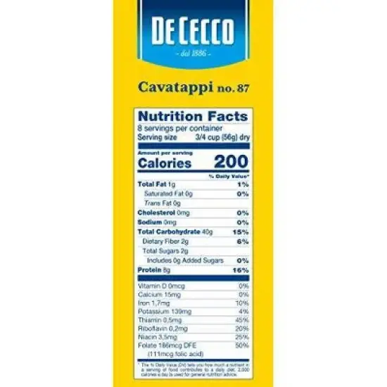 De Cecco No. 87 Cavatappi - 16oz / 12pk image {2}