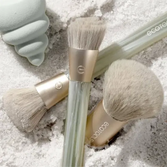 EcoTools Sea Gems Face Makeup Brush Set - 4ct image {5}