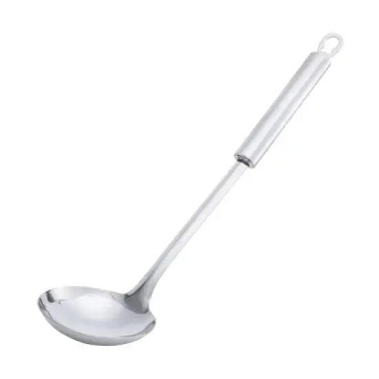 Unique Bargains Cooking Durable Kitchen Stainless Steel Soup Ladle 11 Inch Silver Tone 1 Pc image {6}