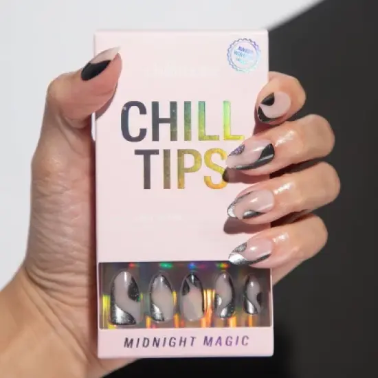 Chillhouse Chill Tips Fake Nails - Design Studio - Midnight Magic - 24ct image {4}