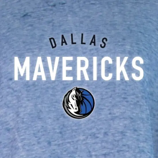 NBA Dallas Mavericks Women's Burnout Crew Neck Fleece Sweatshirt image {3}