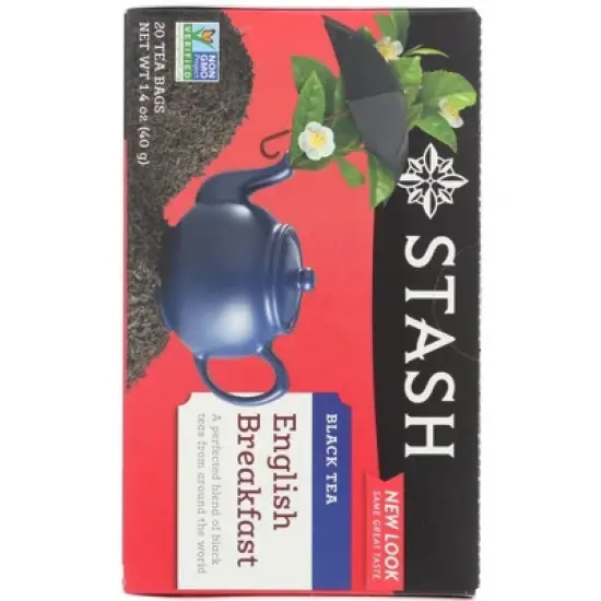 Stash Tea English Breakfast Black Tea - Case of 6/20 Bags image {2}