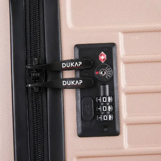 DUKAP Tour Lightweight 3pc Hardside Luggage Set image {13}