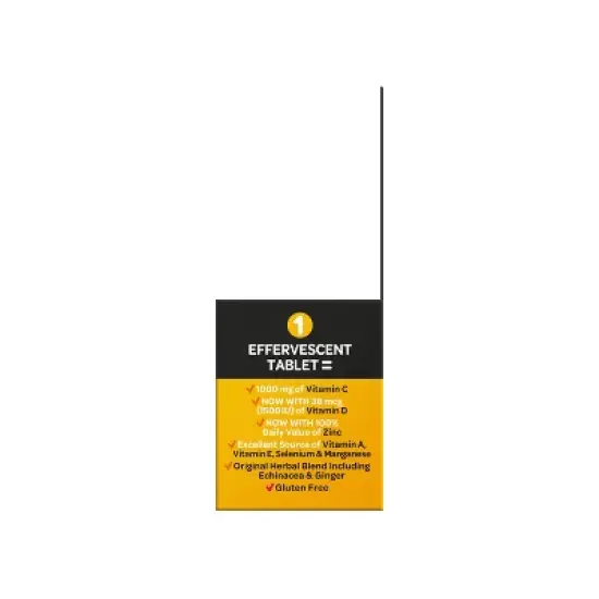 Airborne Immune Support Supplement Dissolving Tablets - Zesty Orange image {9}