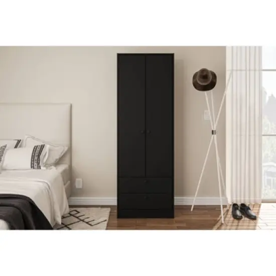 Denmark 2 Door and 2 Drawer Wardrobe - Polifurniture image {5}