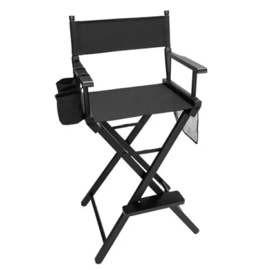 Karl Home Folding Director Chair Black image {2}
