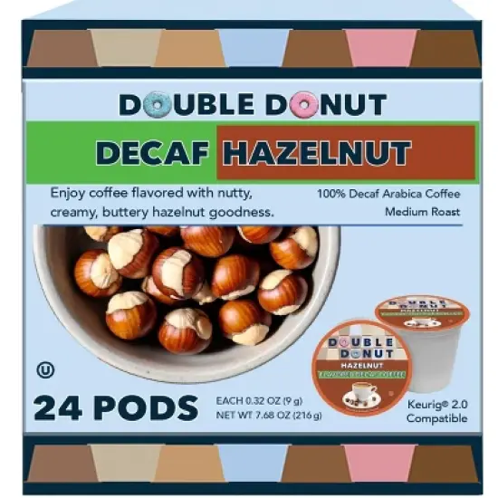 Decaf Hazelnut Flavored Coffee Pods image {1}