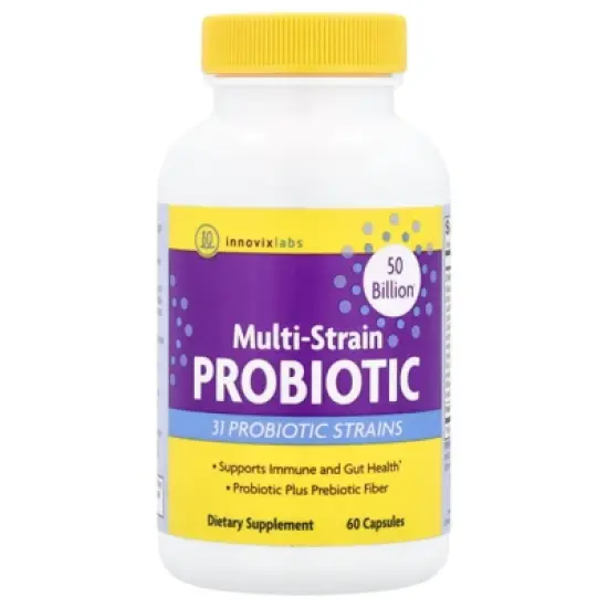 InnovixLabs Multi-Strain Probiotic, 50 Billion, 60 Capsules image {3}