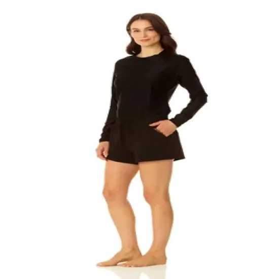 Coppersuit - Women's Long Sleeve Rashguard Swimsuit Top image {3}