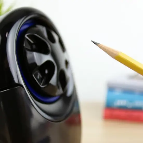 Electric Powered QuietSharp Glow Classroom Pencil Sharpener - Bostitch image {9}