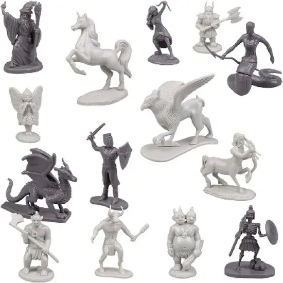 Hingfat Fantasy Creature Action Figure Toy Playset, 98 Pieces image {1}
