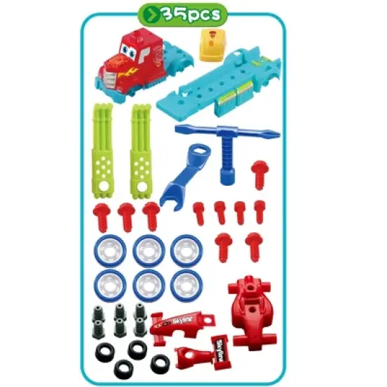 Link Ready! Set! Play! Take-A Part Carrier Tool Box With Racing Car, Lights & Sounds image {4}