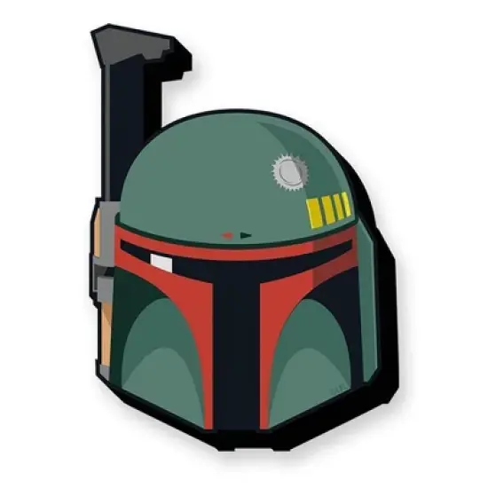 Aquarius Puzzles Star Wars Boba Fett Helmet Funky Chunky Magnet image {4}