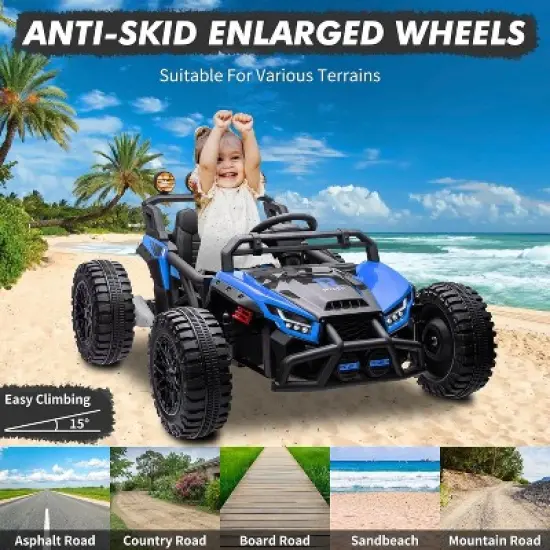 24v Ride On Toys for Big Kids, Eletric UTV With Remote Control image {5}