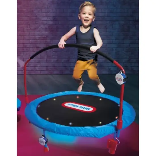 Little Tikes 4.5' Lights 'n Music Trampoline image {1}
