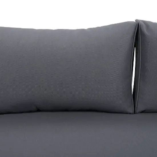 GDFStudio Bordeaux Acacia 3-Seater 67" Outdoor Sofa with Water-Resistant Cushions image {7}