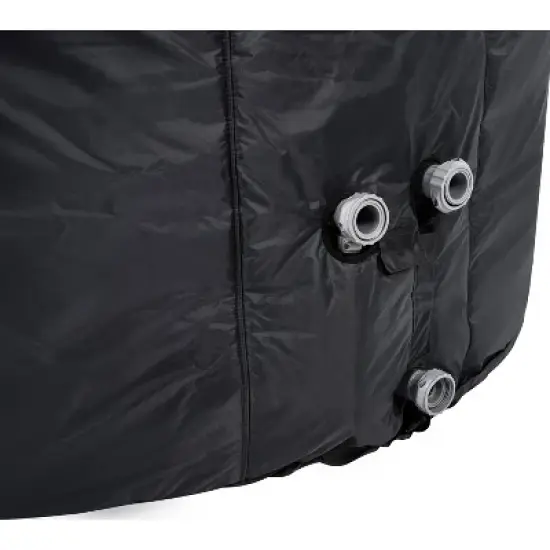 MSpa Duet Round DWF Bubble Spa with Thermal Cover 245 Gal 138 Electric 110 Volt AC Inflatable Hot Tub image {8}