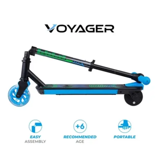 Voyager Scooter Beats Kids Electric Scooter - Blue image {1}