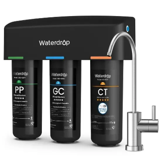 Waterdrop TSB 8 Layer High Capacity Under Sink Water Filter image {9}