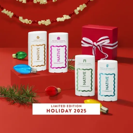 Native Limited Edition Aluminum Free Deodorant - Holiday Gumdrop - 2.65oz image {6}