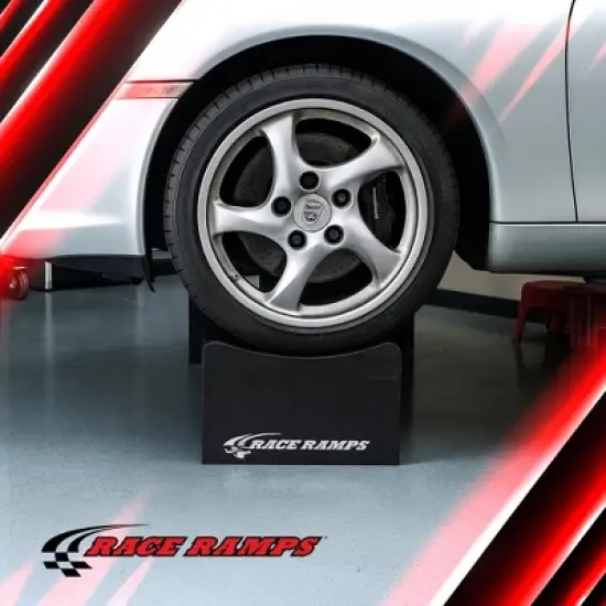Race Ramps 8 Inch Wheel Cribs for Car Maintenance and Display, Lightweight, Non-Scratch, Ideal for Oil Changes and Garage Use, RR-WC-8 image {3}