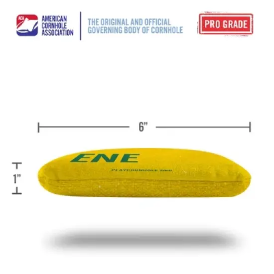 Gameday Eugene Synergy Pro Yellow Cornhole Bags (Set of 4) image {3}
