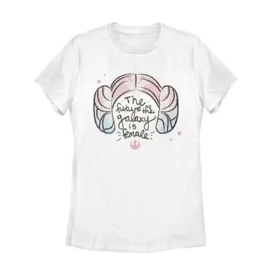 Women's Star Wars Rebel Leia Future Galaxy is Female T-Shirt image {4}
