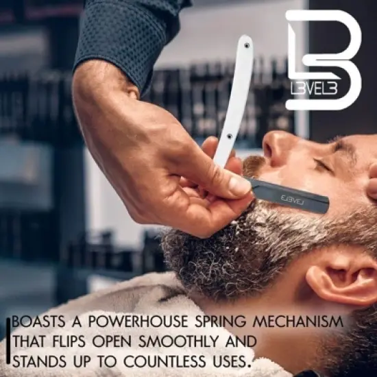 L3 - Level 3 Turkish Razor - Rust Free Straight Edge Razor (Red) image {6}