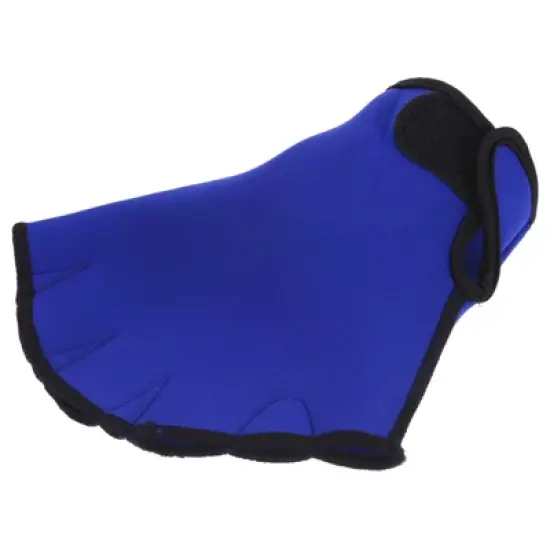 Unique Bargains Swimming Diving Training Resistance Webbed Aquatic Fins 2 Pairs image {3}