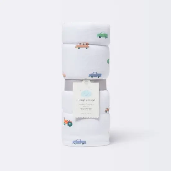 Jersey Knit Reversible Blanket - Cloud Island&trade; Trucks image {3}