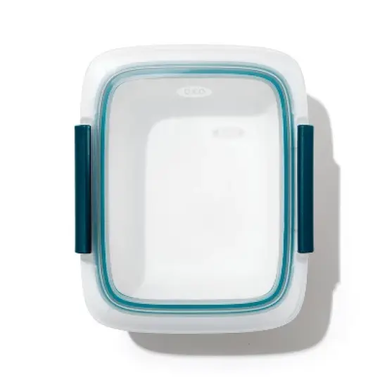 OXO Prep and Go 3.3c Food Storage Container: Blue Plastic, Dishwasher & Microwave-Safe, Kitchen Storage Solution image {1}