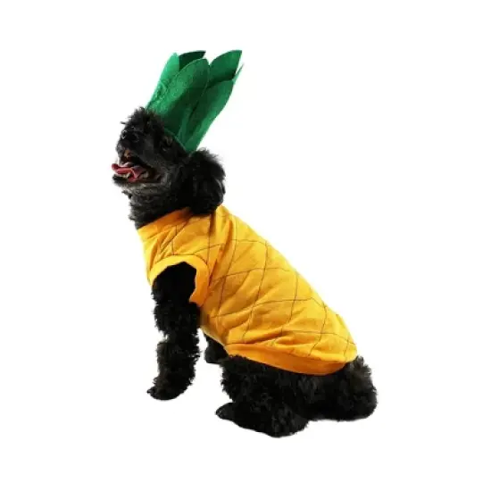Midlee Pineapple Dog Costume image {7}
