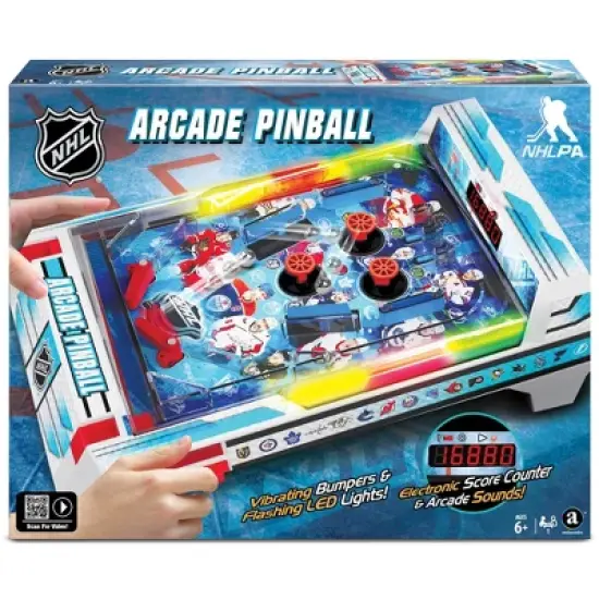Ambassador Games: NHL Arcade Pinball - Light & Sound Tabletop Sports Game,Age 6+ image {5}