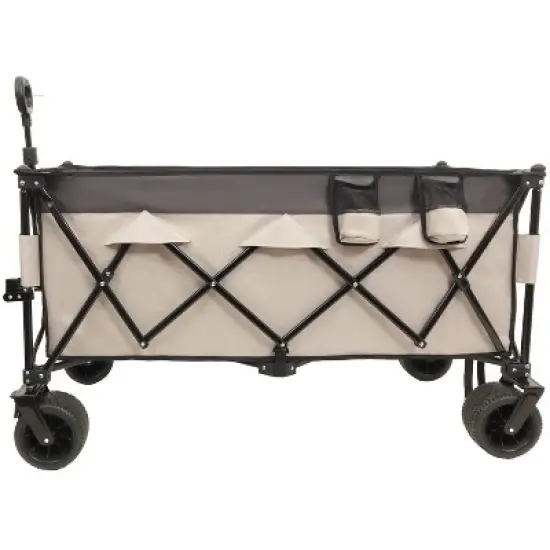 51-inch Extended Heavy-Duty Foldable Utility Wagon - 480lbs Capacity, Patented Ultra-Stable Frame, 1:6 Space-Saving Fold & 7" All-Terrain Wheels image {12}
